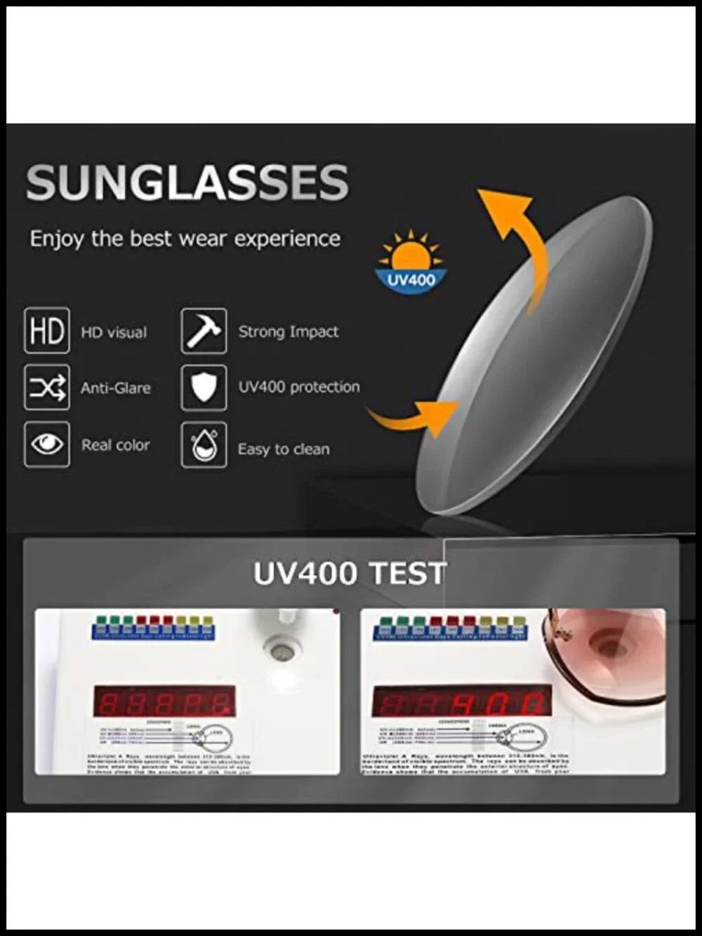 Oversized Rimless Diamond Cutting Gradient Lens Sunglasses